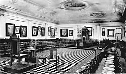 Lodge Room, Lake Road Masonic Hall